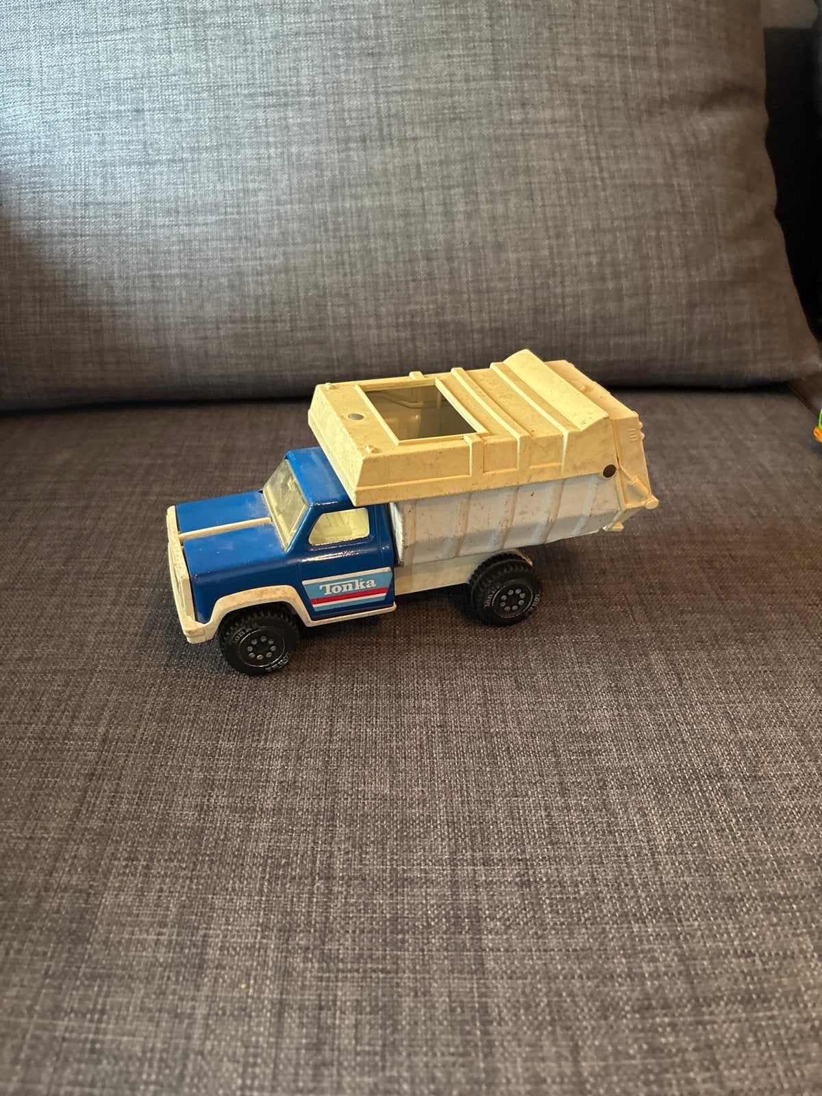Vintage Tonka vuilniswagen - Speelgoedtruck, Kinderen en Baby's, Ophalen of Verzenden, Gebruikt