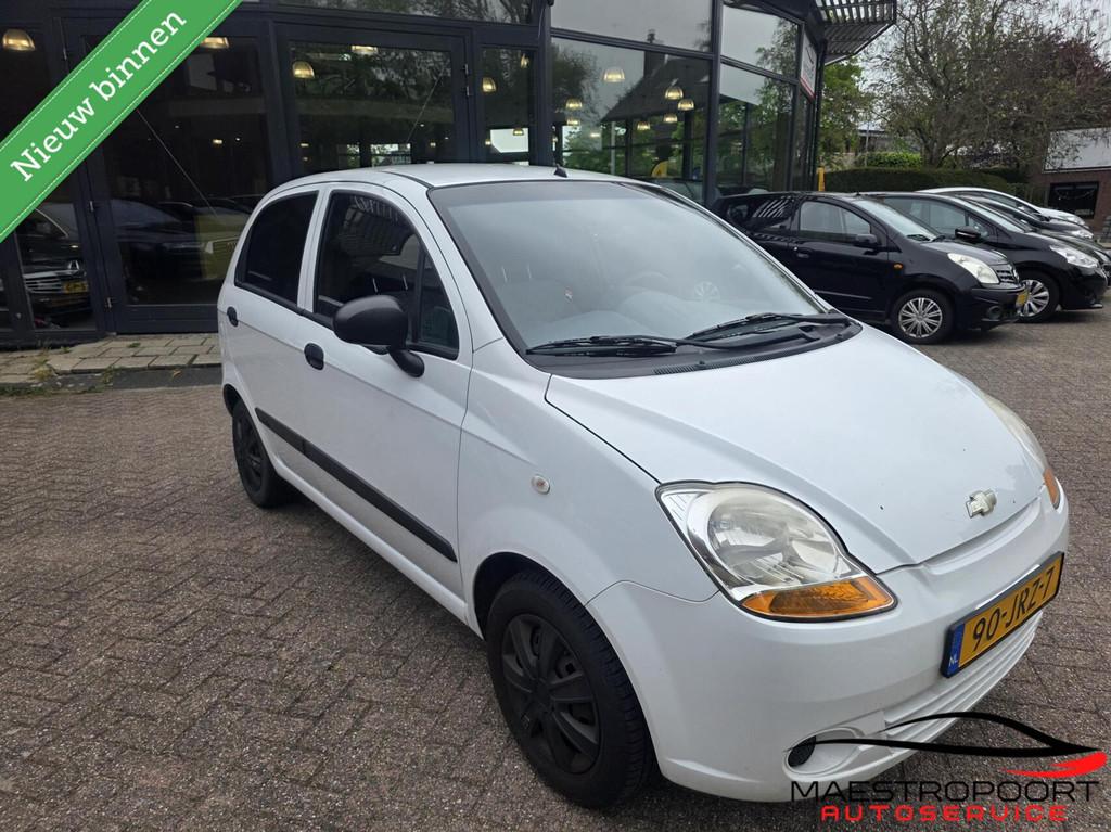 Chevrolet Matiz 0.8 Runnert airco apk el ramen, Auto's, Chevrolet, Voorwielaandrijving, Elektrische ramen, Gebruikt, Wit
