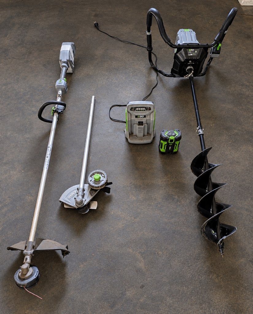 OPRUIMING! BTW incl EGO Grastrimmer /Kantensnijder/Grondboor, Tuin en Terras, Ophalen, Zo goed als nieuw, Elektrisch, EGO Power+