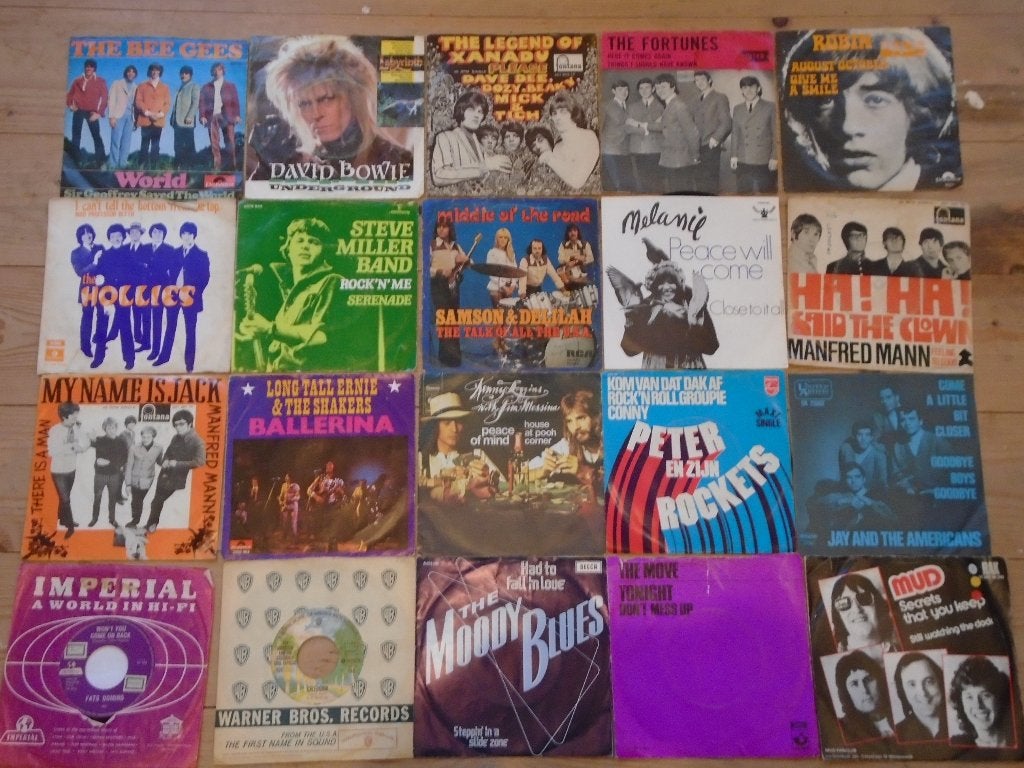 Verzameling pop&rock singels jaren '60,'70,'80,'90., Ophalen of Verzenden, Gebruikt, 7 inch, Pop