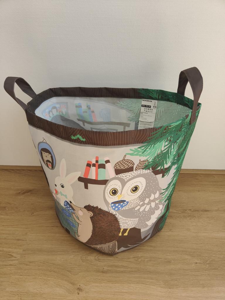 IKEA SKOGSDUVA Opbergmand met dierenprint, Ophalen of Verzenden