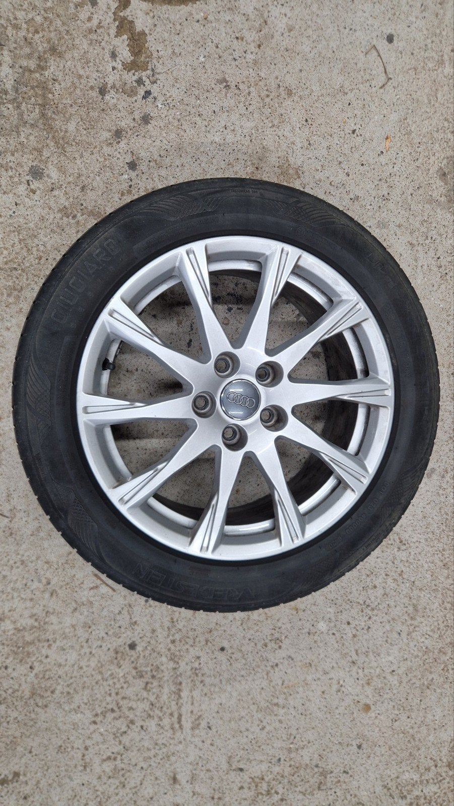 Orginele 17 inch Audi B9 velgen 5x112, Ophalen, Gebruikt, Audi
