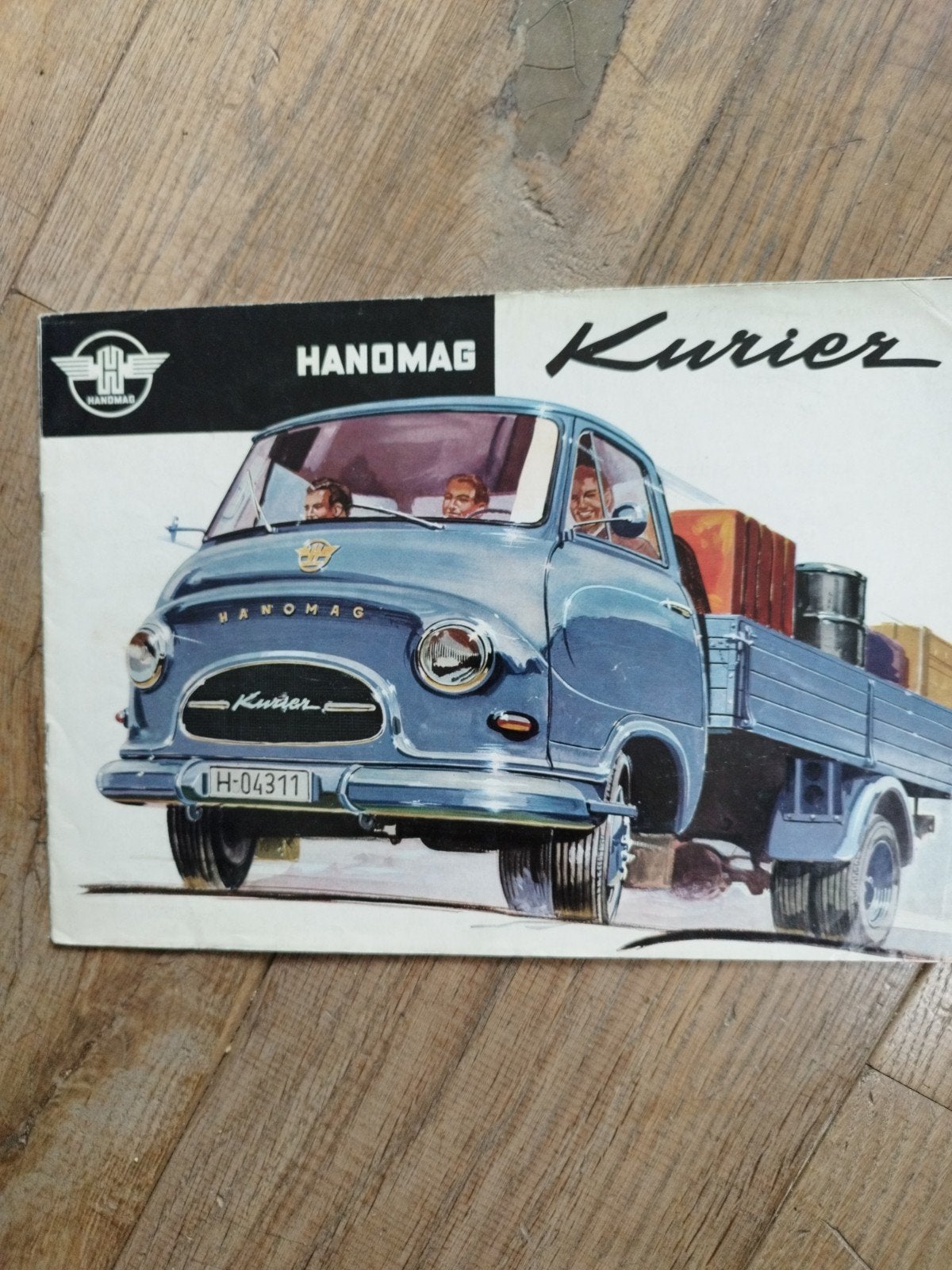 Hanomag Kurier 1959 - Originele Brochure, Hanomag, Ophalen of Verzenden, Zo goed als nieuw, Overige merken