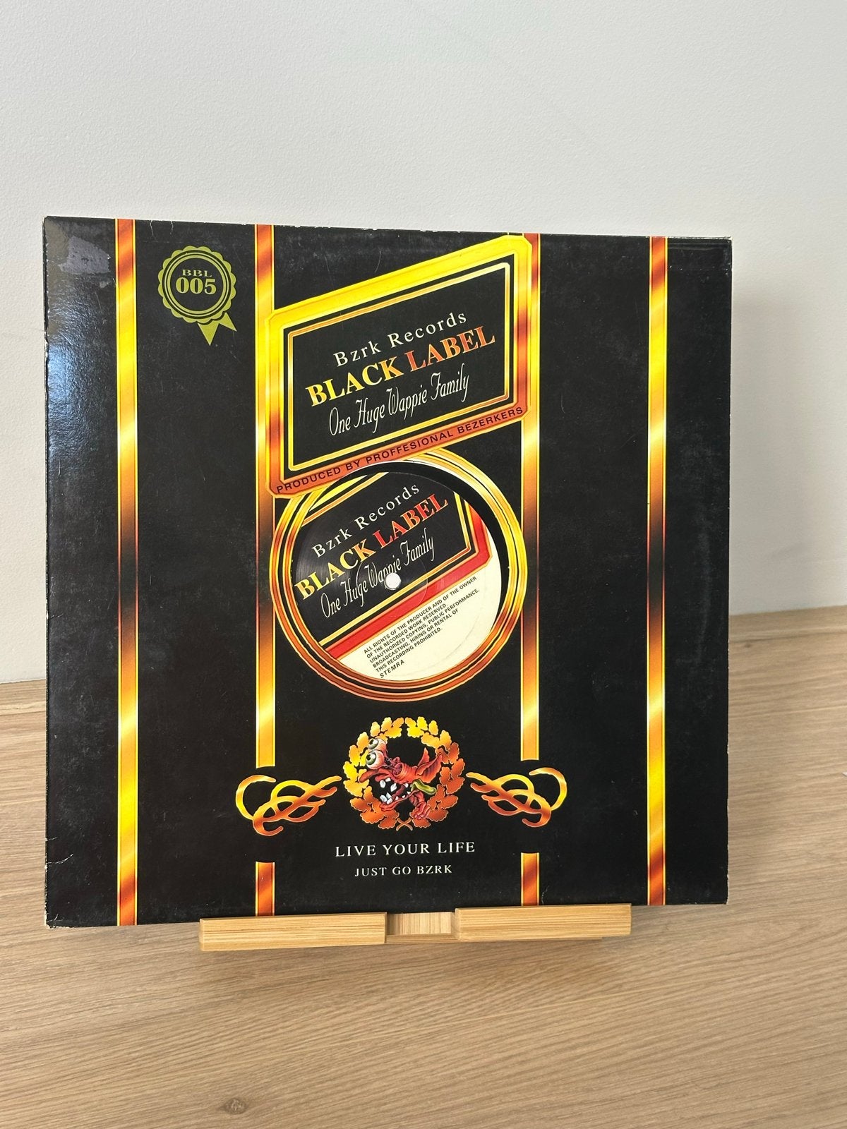 Bzrk Black Label 5 - Live Your Life Vinyl, LP, Gebruikt, Hardcore, Ophalen of Verzenden