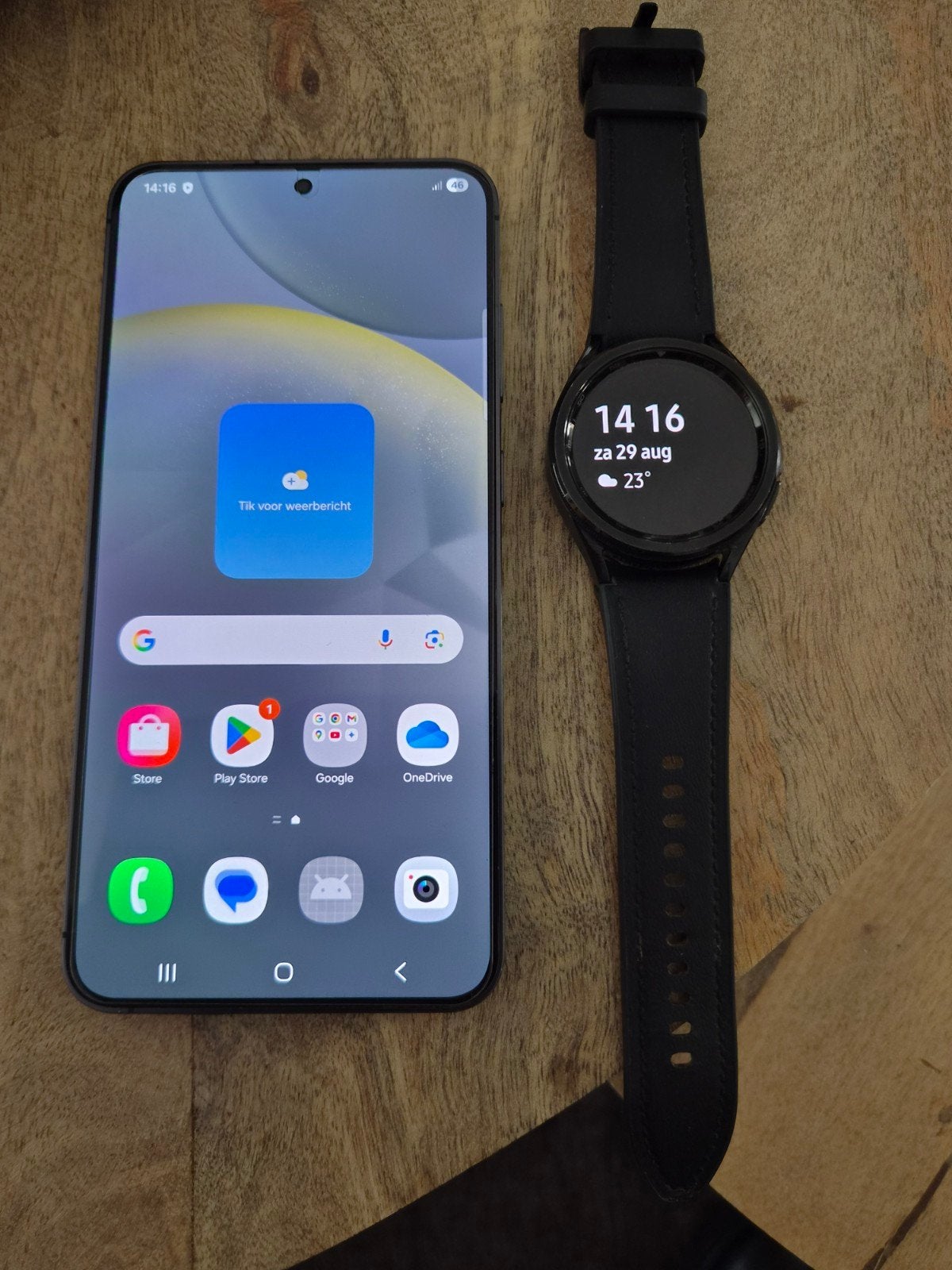 Samsung S24+ en Galaxy Watch 6 Classic - I.Z.G.S, Ophalen, Zo goed als nieuw, Zonder simlock, Zonder abonnement