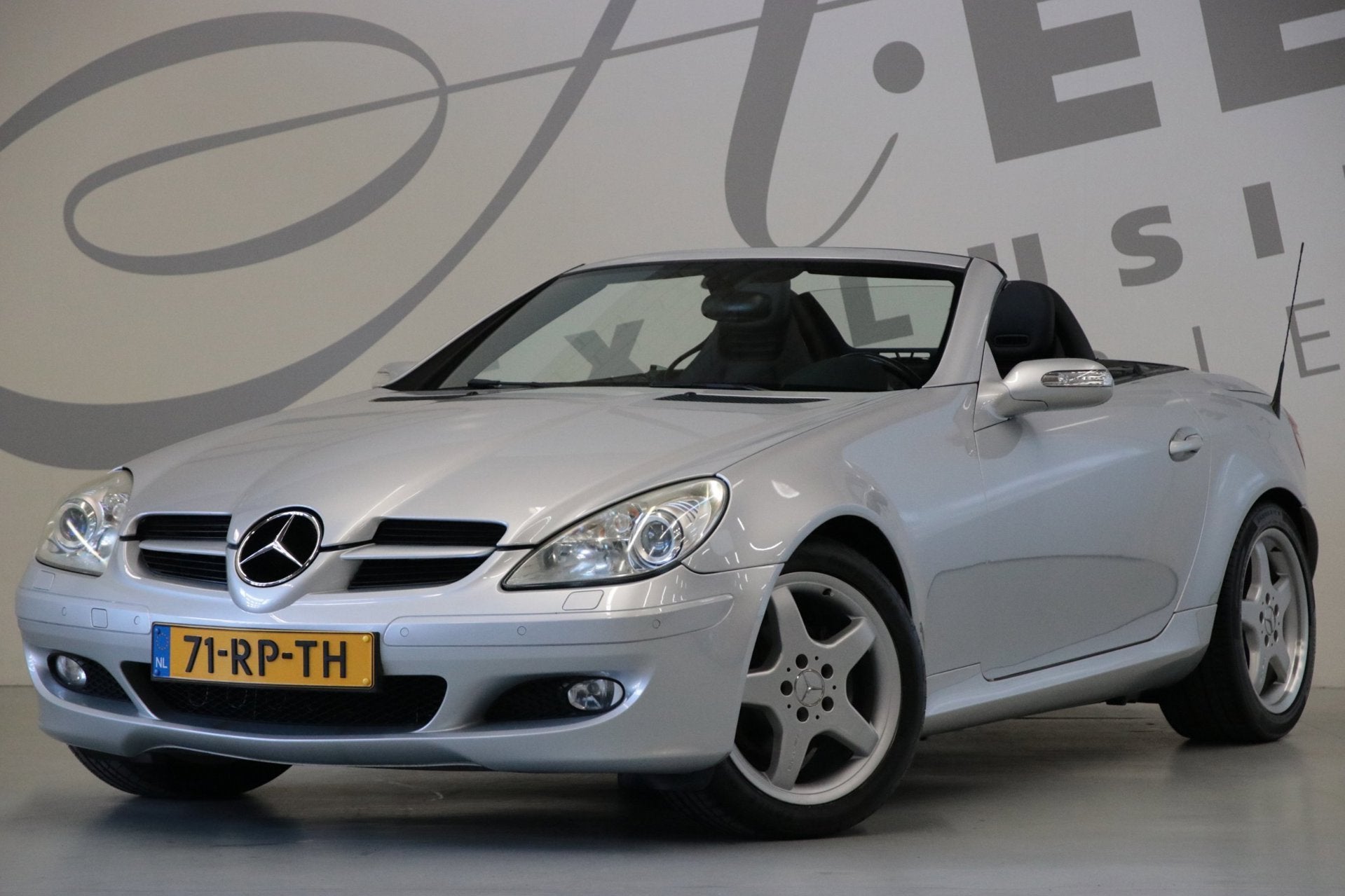 Mercedes-Benz SLK-klasse 200 K. Airscarf/ Windscherm/ Airco, Auto's, Automaat, Achterwielaandrijving, Gebruikt, Zwart