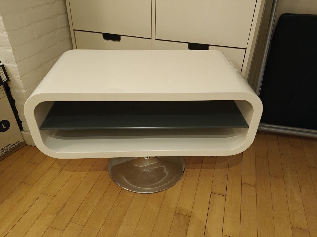 Space age tv-meubel/salontafel wit, Ophalen, Huis en Inrichting