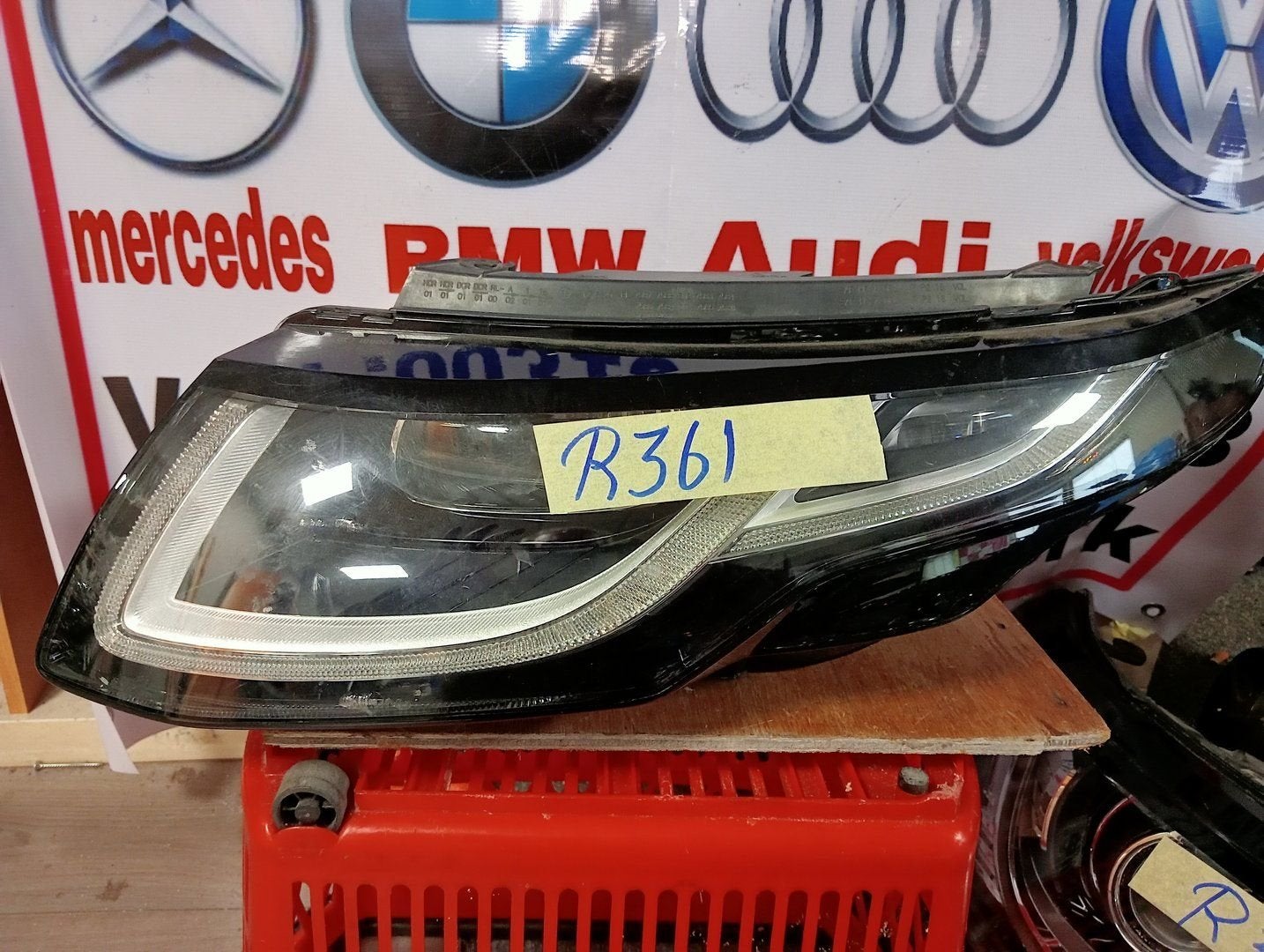 RANGE ROVER EVOQUE VOL LED KOPLAMP LINKS GJ32-13W030, -, -, Ophalen of Verzenden, -