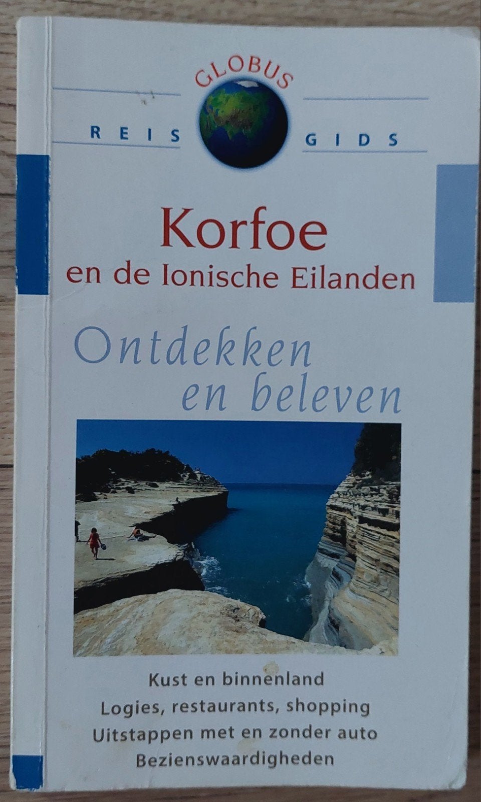 Globes reisgids Korfoe en de Ionische eilanden., Overige merken, Globus, Europa, Ophalen of Verzenden