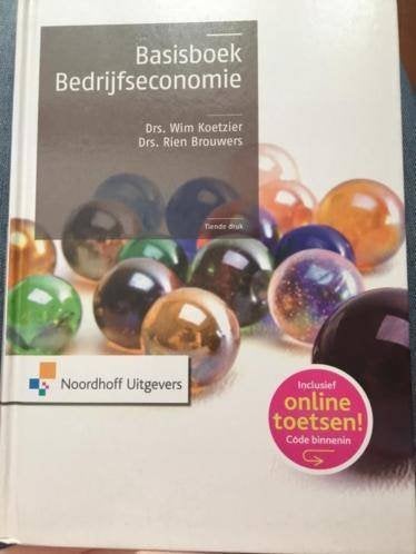 Basisboek bedrijfseconomie, Ophalen of Verzenden, Beta, Zo goed als nieuw, HBO