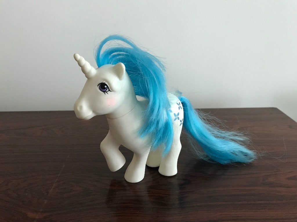 My little pony Hasbro G1 Majesty white unicorn eenhoorn, Ophalen of Verzenden, Gebruikt