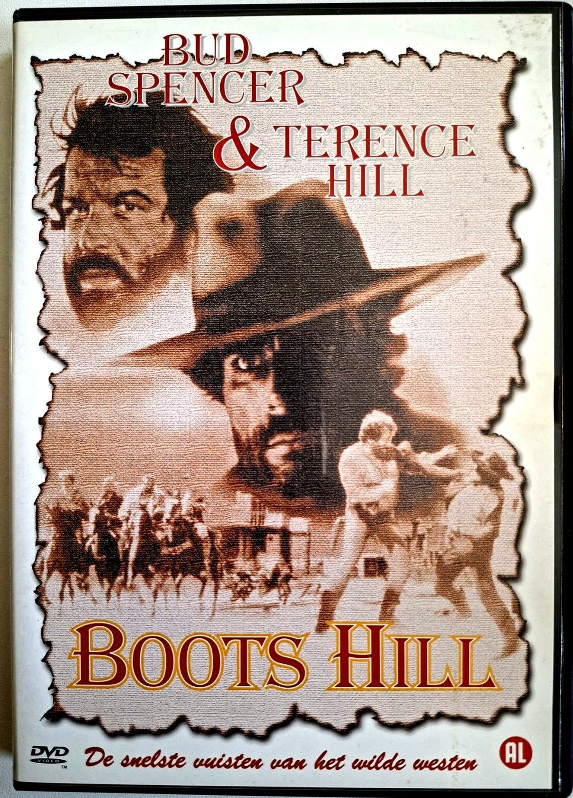 DVD  BUD SPENCER & TERENCE HILL - Boots Hill, Ophalen of Verzenden, Gebruikt, Komedie
