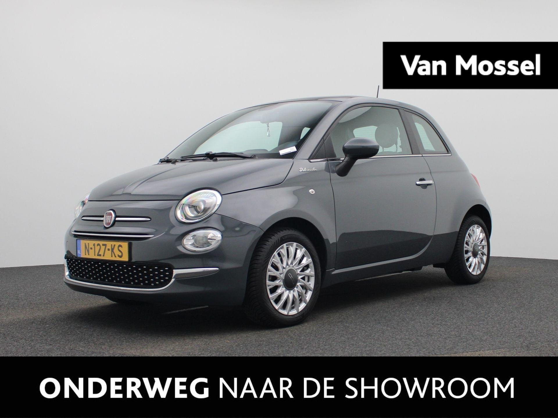 Fiat 500 1.0 Hybrid Dolcevita | PANO | Cruise Control | Appl, Auto's, Voorwielaandrijving, 12 maanden, Stof, Euro 6
