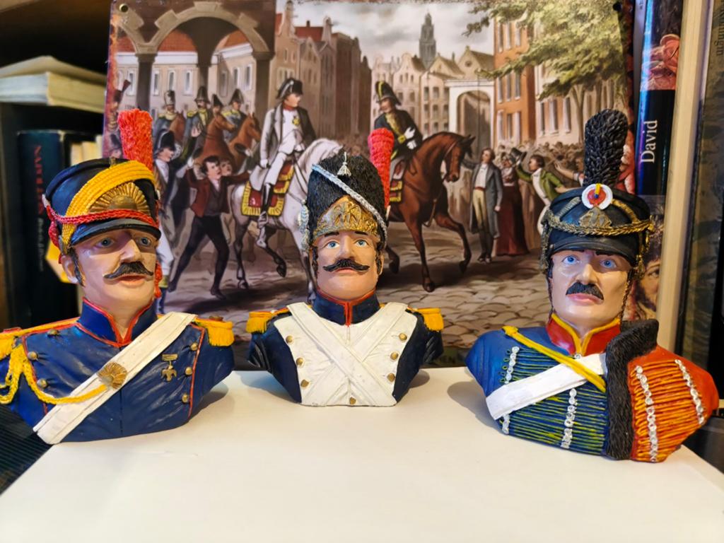 Massieve kunststof bustes Napoleon Bonaparte Armee, Ophalen of Verzenden, Landmacht, Nederland