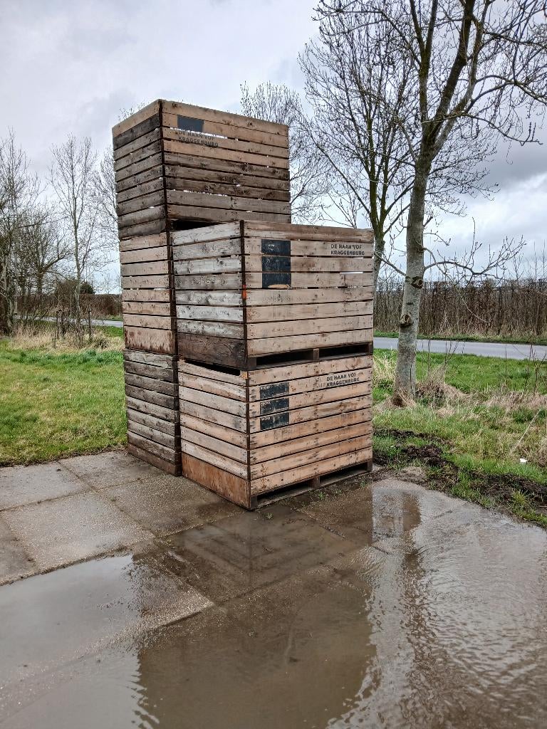 Aardappelkisten voor haardhout opslag, Tuin en Terras, Haardhout, Minder dan 3 m³, Ophalen