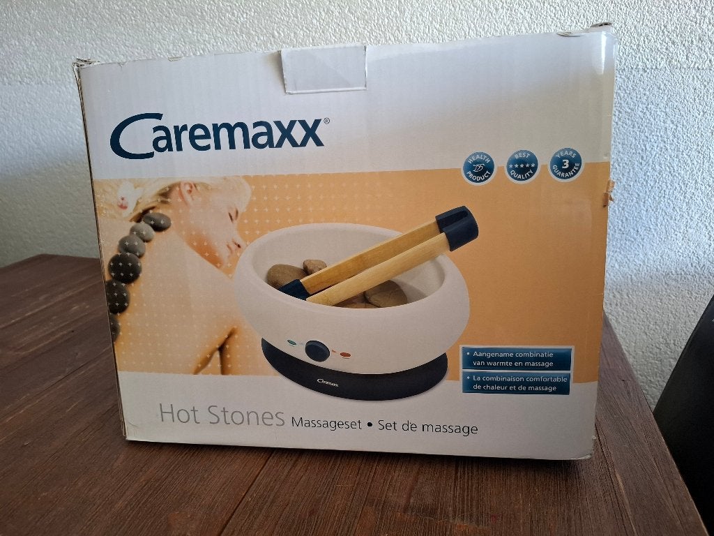 Caremaxx Hot stone massage set, Sport en Fitness, Ophalen of Verzenden, Nieuw, Hotstone