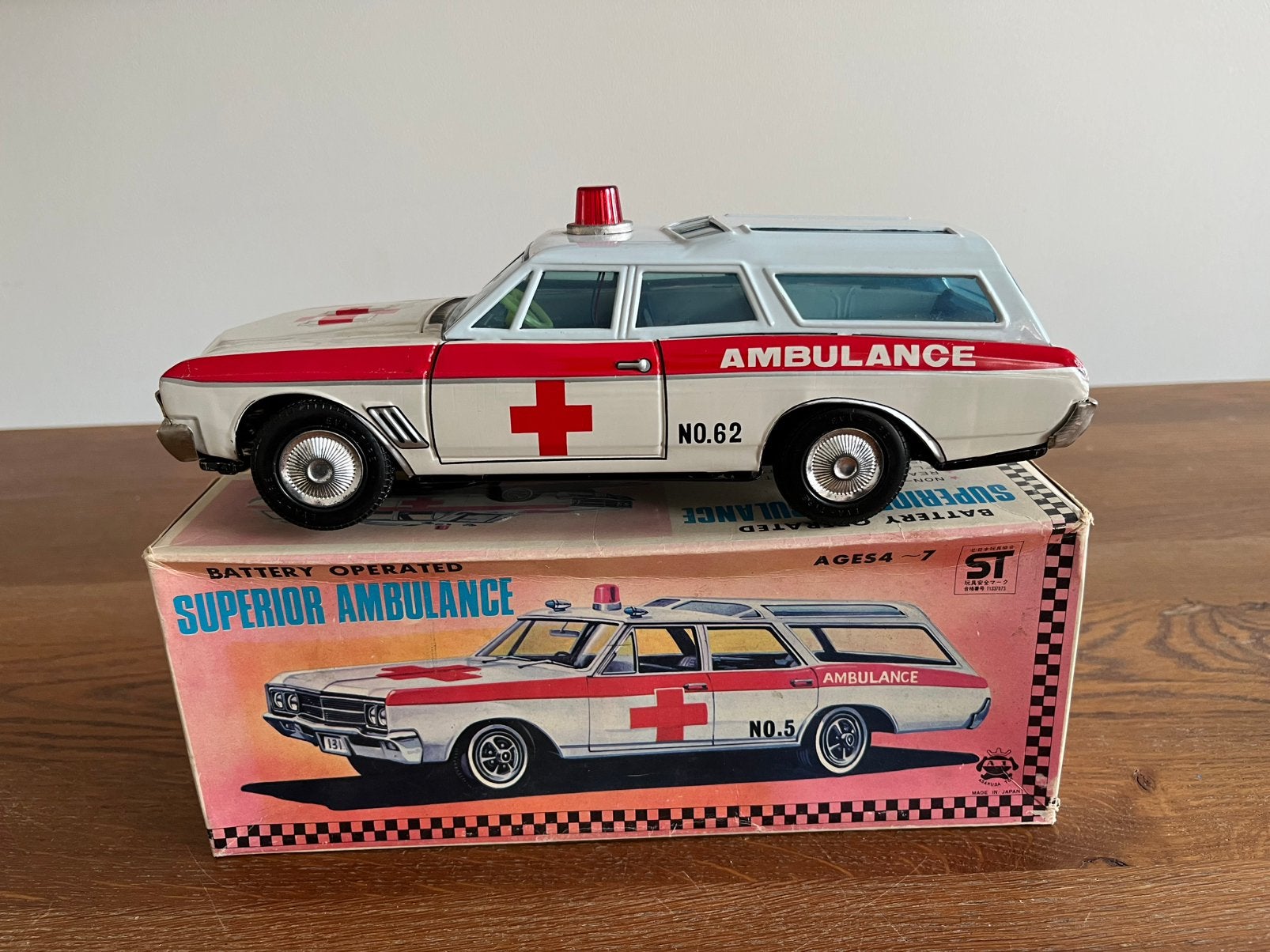 Blikken speelgoed ambulance, Ophalen of Verzenden
