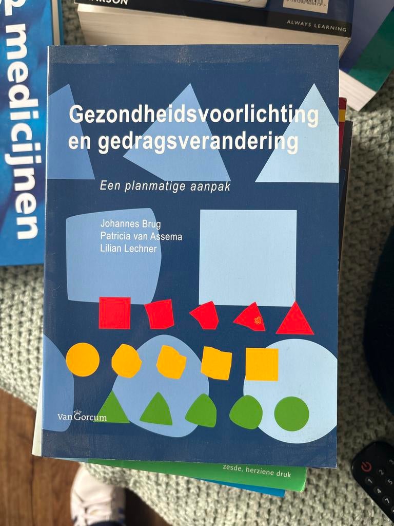 L. Lechner - Gezondheidsvoorlichting en gedragsverandering, L. Lechner; P. van Assema; J. Brug, Ophalen of Verzenden, Ontwikkelingspsychologie