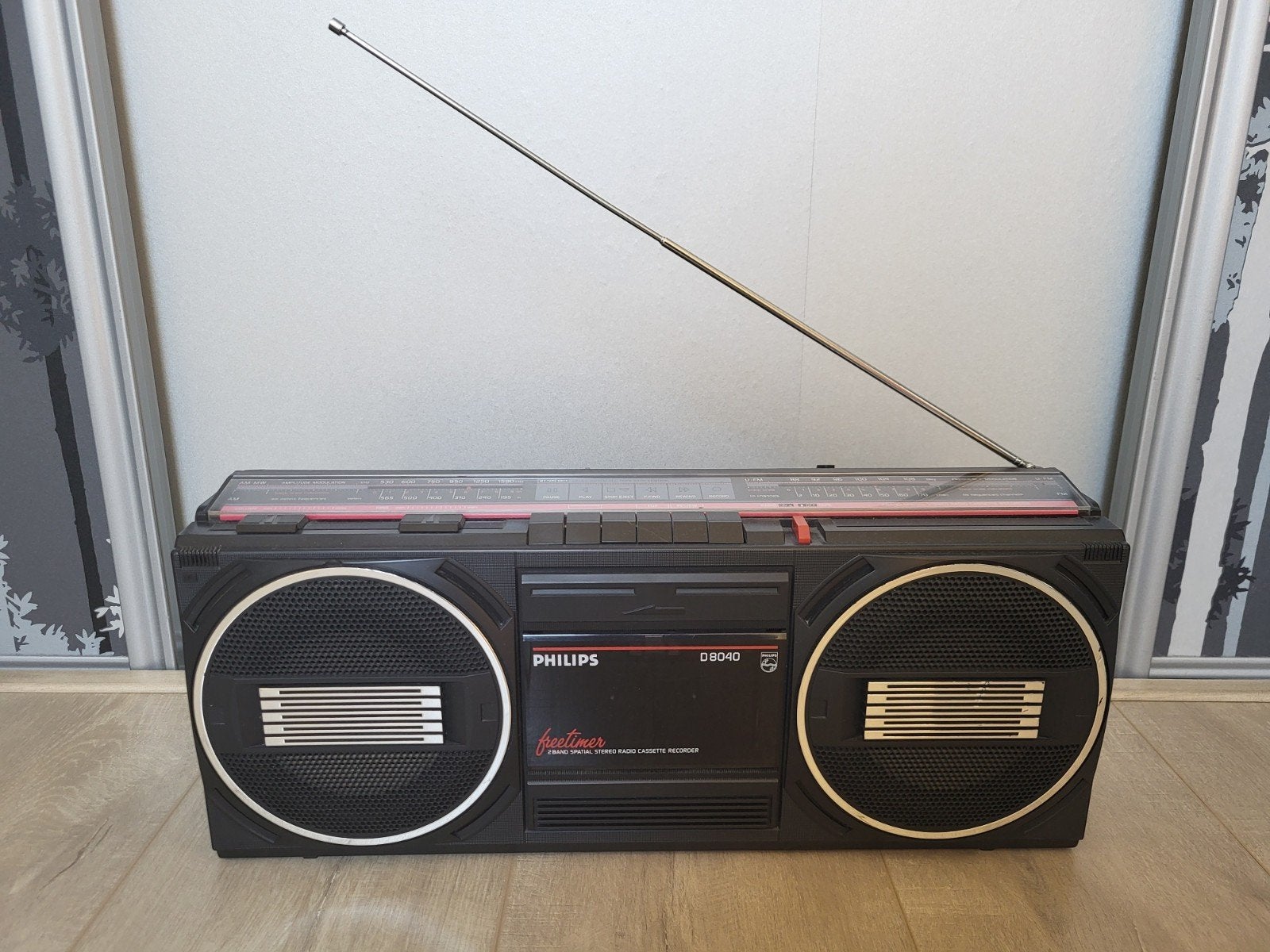 Philips FM/AM Radio Cassette Speler, Ophalen of Verzenden, Gebruikt, Radio