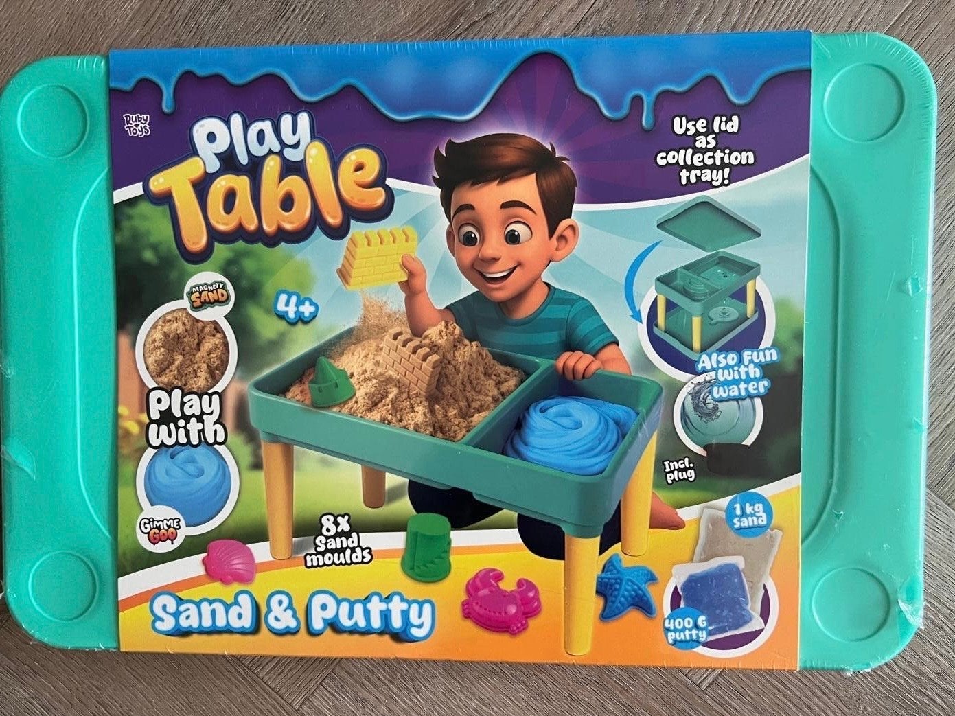 Play Table Zand, water & klei Speeltafel met magnety Sand, Ophalen of Verzenden, Nieuw