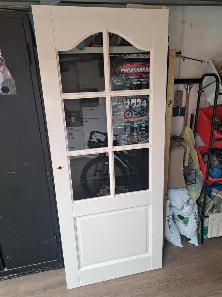 Stompe binnen deur, Gebruikt, 80 tot 100 cm, Binnendeur, Ophalen of Verzenden