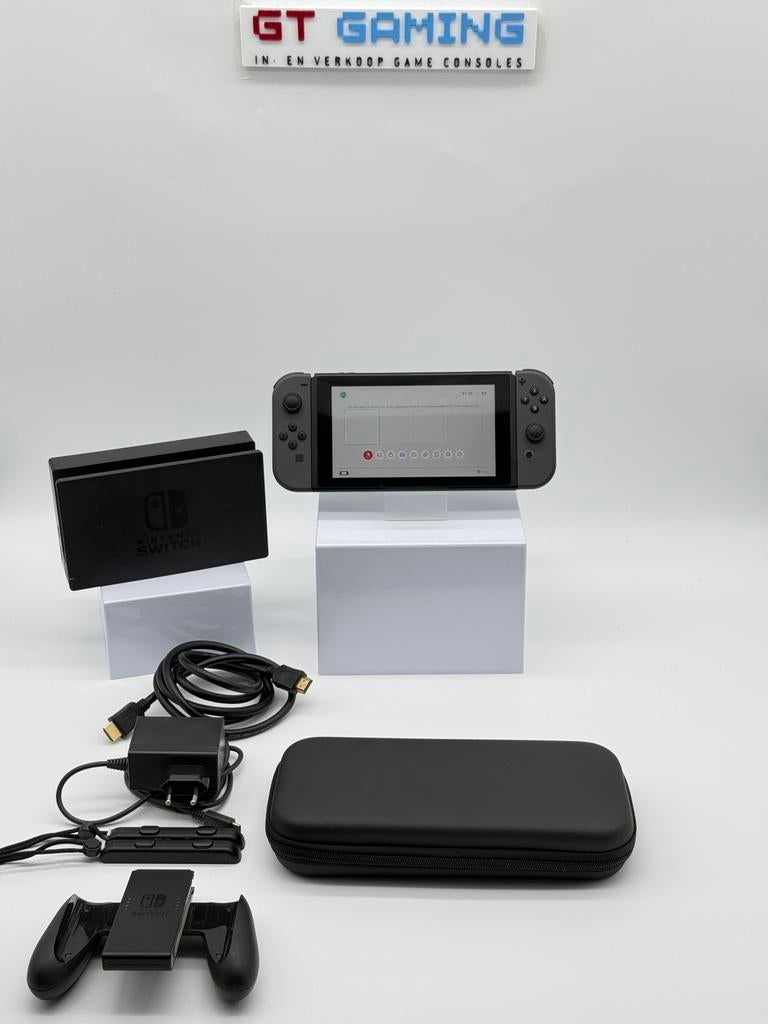 NINTENDO SWITCH NIEUW MODEL 2023 V2 LANGE ACCU DUUR+TASJE, Spelcomputers en Games, Met 2 controllers, Ophalen of Verzenden, Zo goed als nieuw