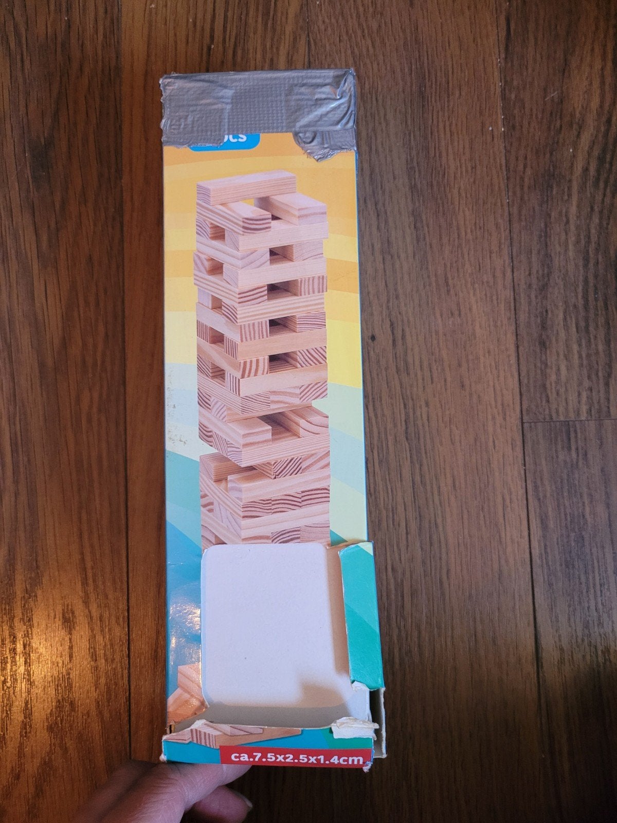 Jenga torenspel - Houten blokken compleet, Ophalen of Verzenden, Gebruikt, Bouwen