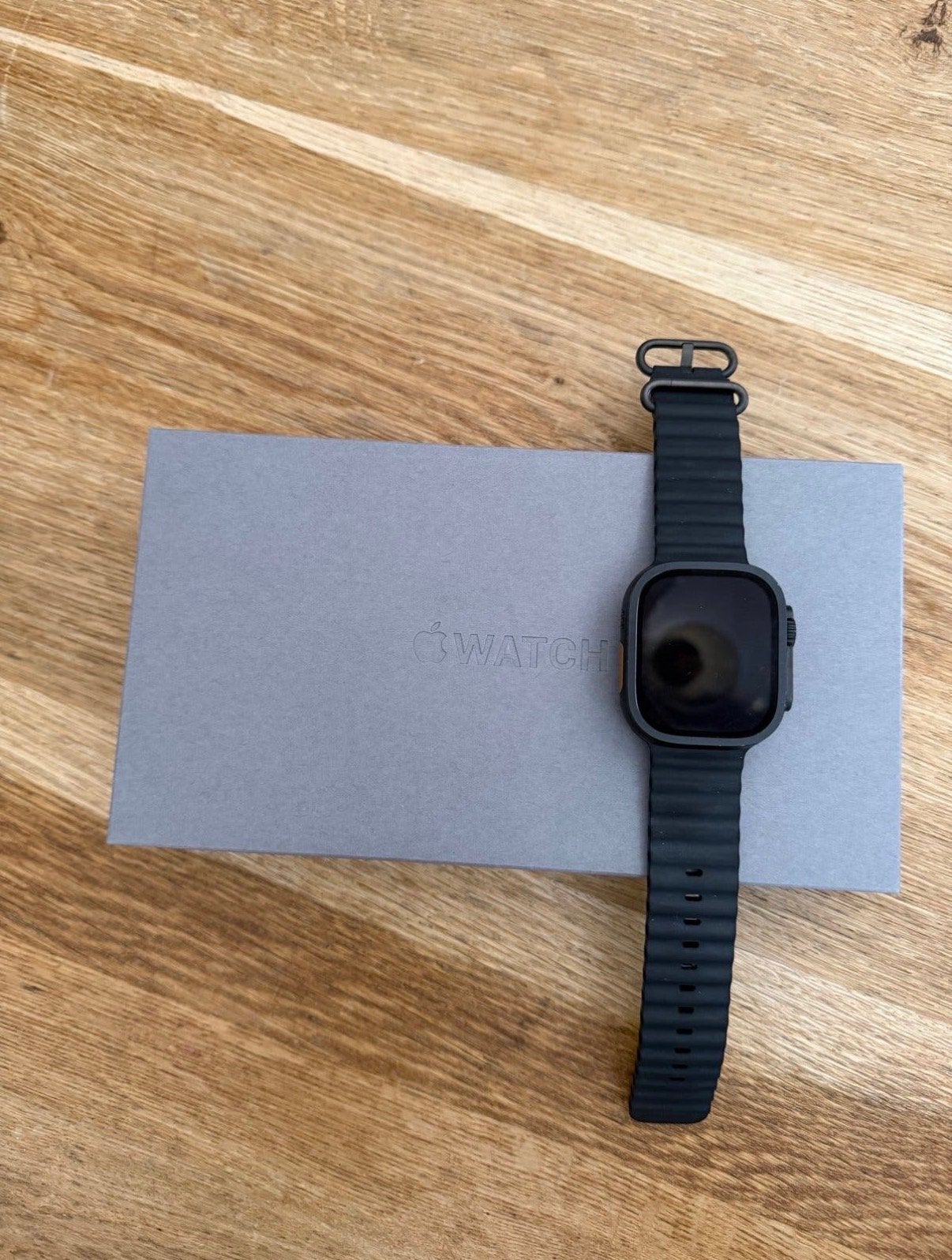 Apple Watch Ultra3 ocean band  z.g.a.n., Zwart, IOS, Ophalen of Verzenden, Zo goed als nieuw