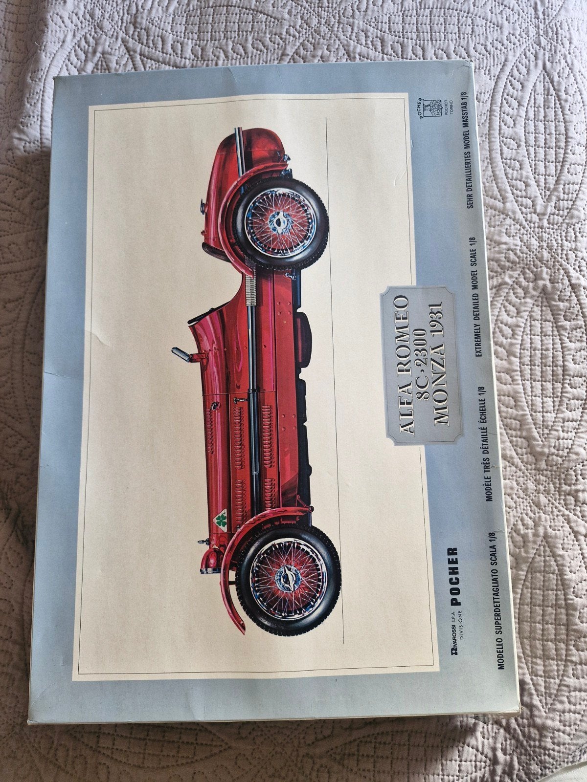 Pocher Alfa Romeo 8C 2300 Monza 1931 Modelbouwset, Overige merken, Gebruikt, Auto, Verzenden