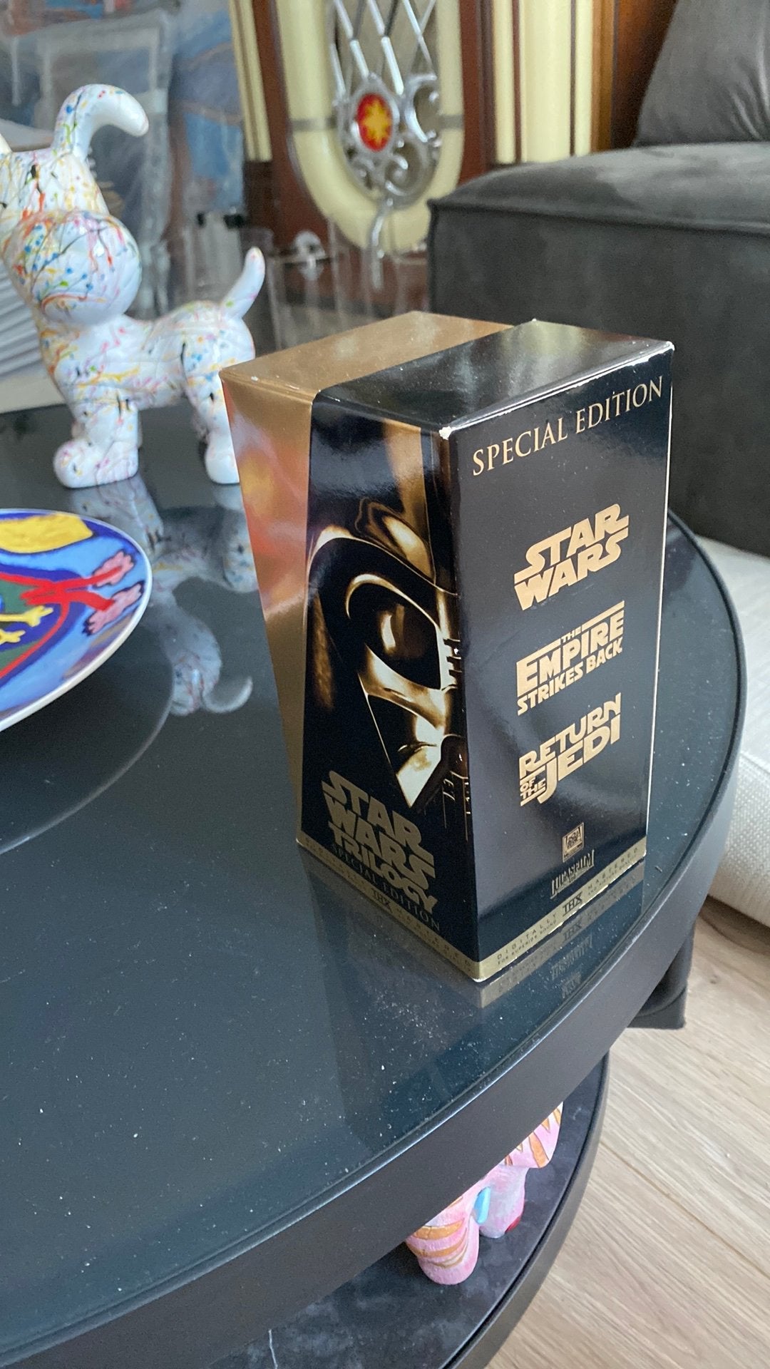Star Wars trilogie VHS video banden, Ophalen, Zo goed als nieuw, Reclamebord, Plaat of Schild, Overige merken