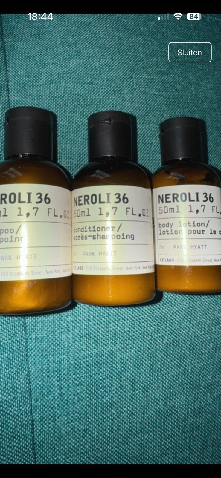 Le Labo Neroli 36 Shampoo, Conditioner & Bodylotion, Ophalen of Verzenden, Nieuw, Bad & Douche