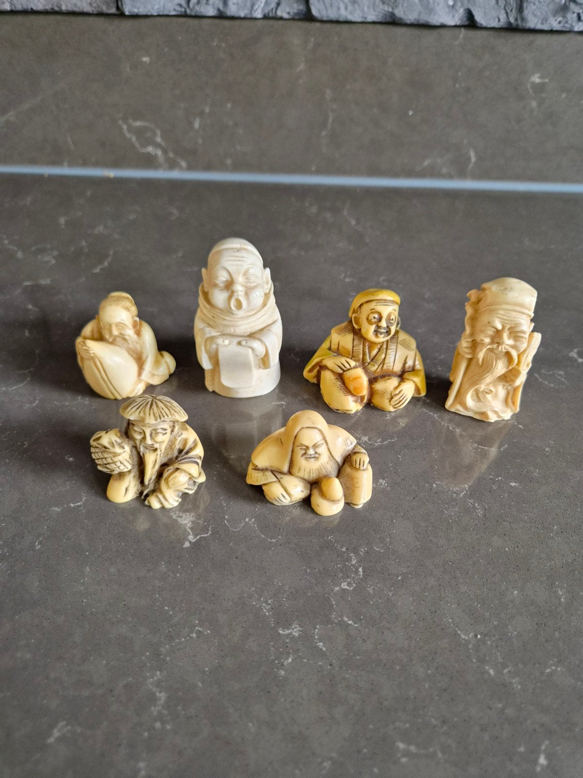 netsuke 6 stuks, Antiek en Kunst, Ophalen of Verzenden