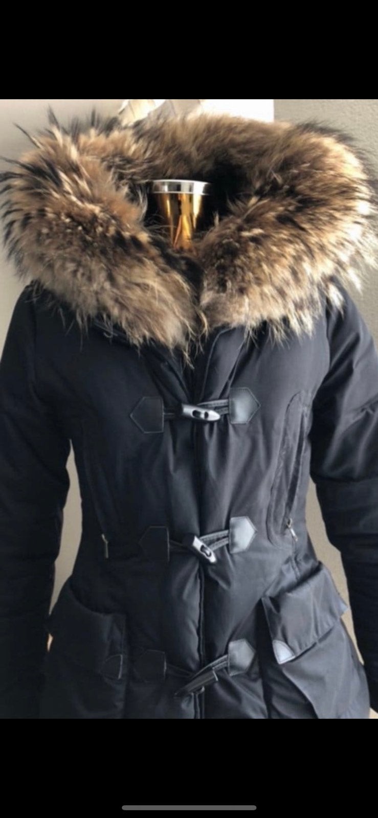 Mooie zwarte Jas zwart nieuw mt L/XL met capuchon, Kleding | Dames, Ophalen of Verzenden, Nieuw, Maat 42/44 (L), Zwart