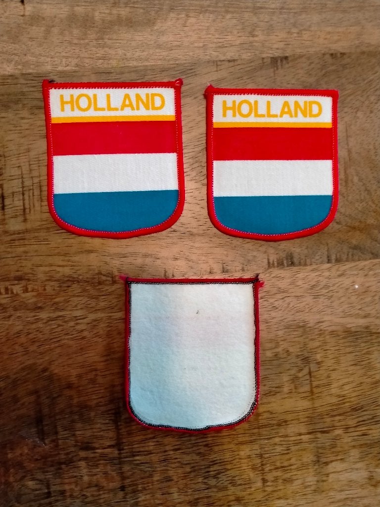 Holland Oranje Nederland vintage patch kleding embleem logo, Ophalen of Verzenden, Nieuw, Overige typen