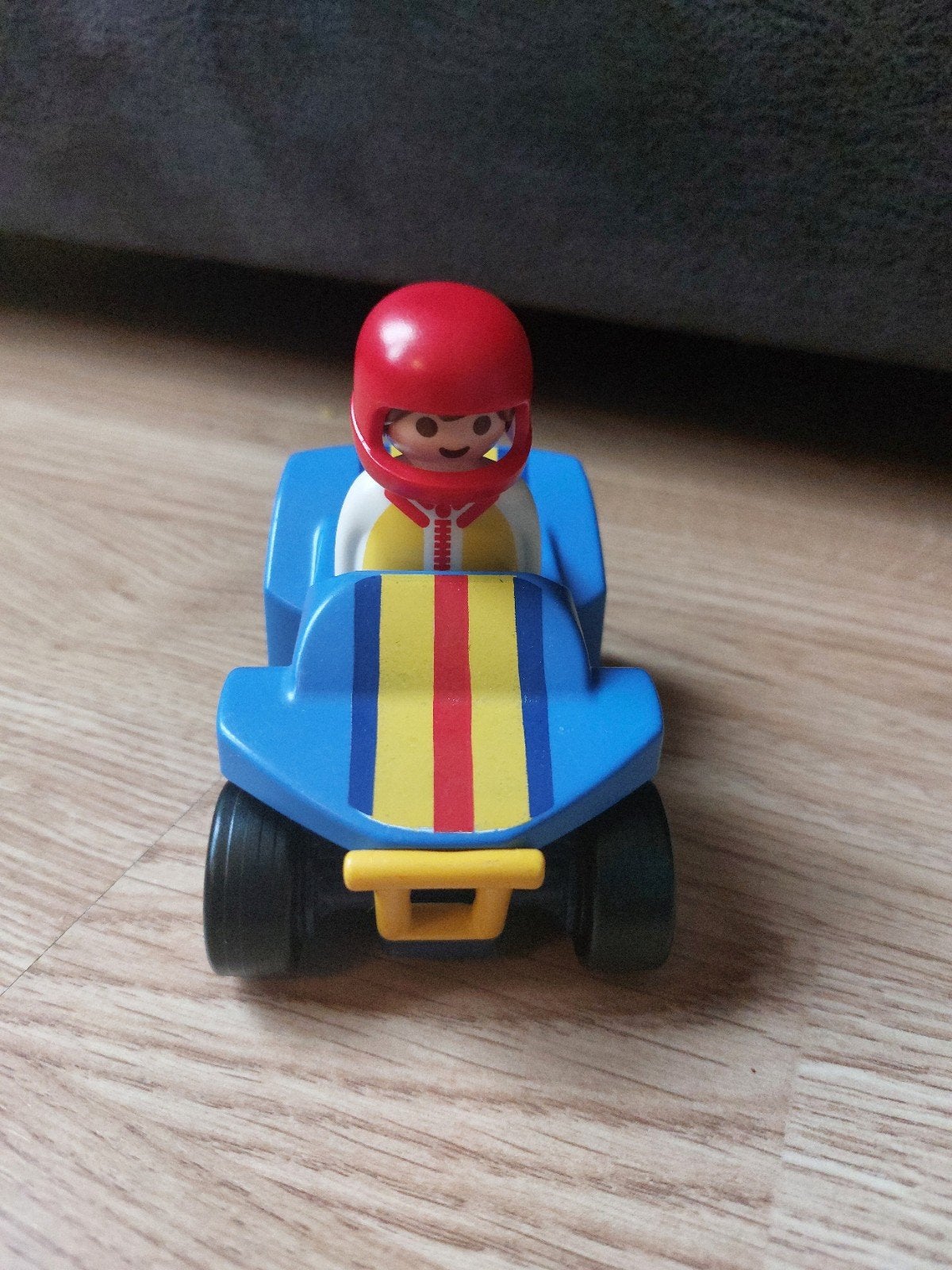 Playmobil 1-2-3 set 6782 - Raceauto met coureur, Ophalen of Verzenden, Zo goed als nieuw