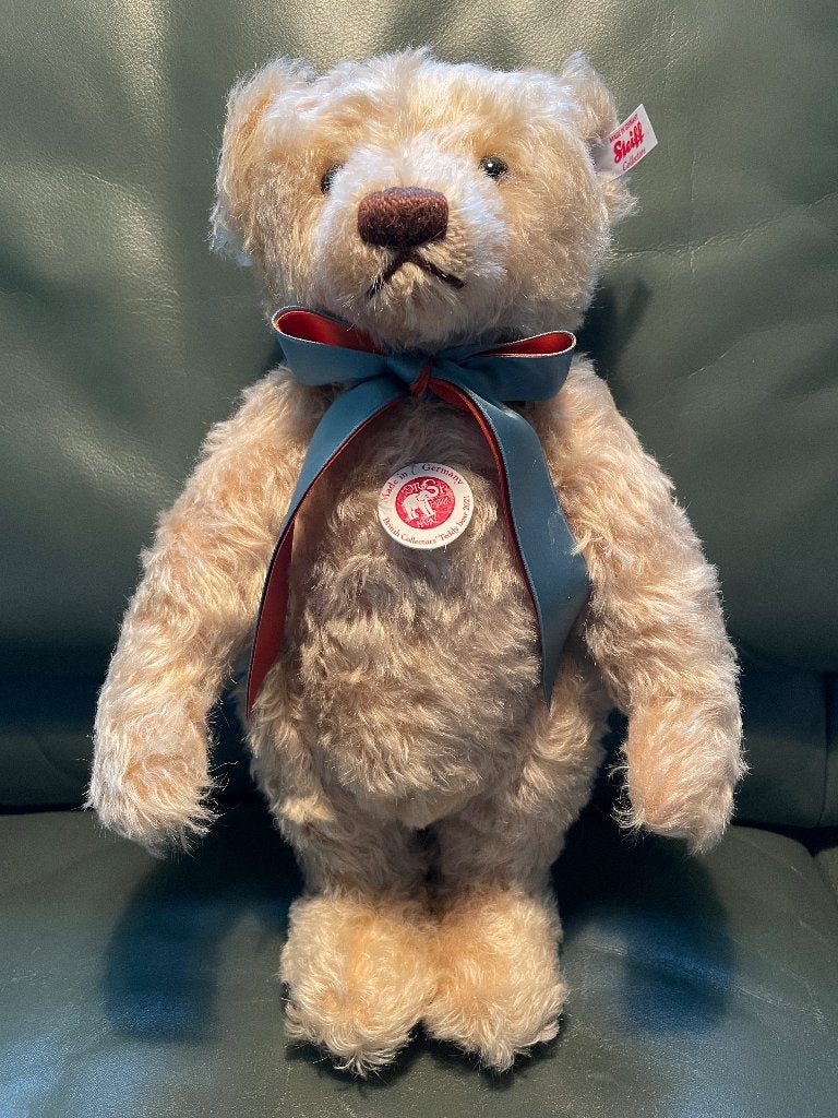Steiff British Collectors Teddybeer 2021 35 cm. EAN 690945, Ophalen of Verzenden, Nieuw, Stoffen beer, Steiff