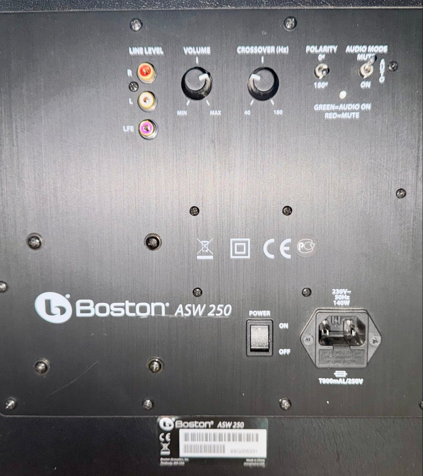 Boston Acoustics 5.1 Surround Set A-serie Hoogglans Zwart, Audio, Tv en Foto, Luidsprekers, Gebruikt, 60 tot 120 watt, Surroundset