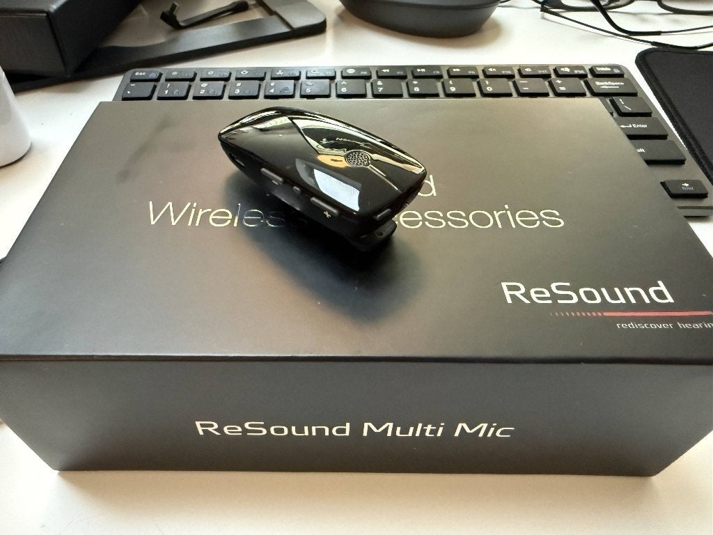 ReSound Multi Mic, Muziek en Instrumenten, Microfoons, Zo goed als nieuw, Studiomicrofoon, Draadloos, Ophalen of Verzenden