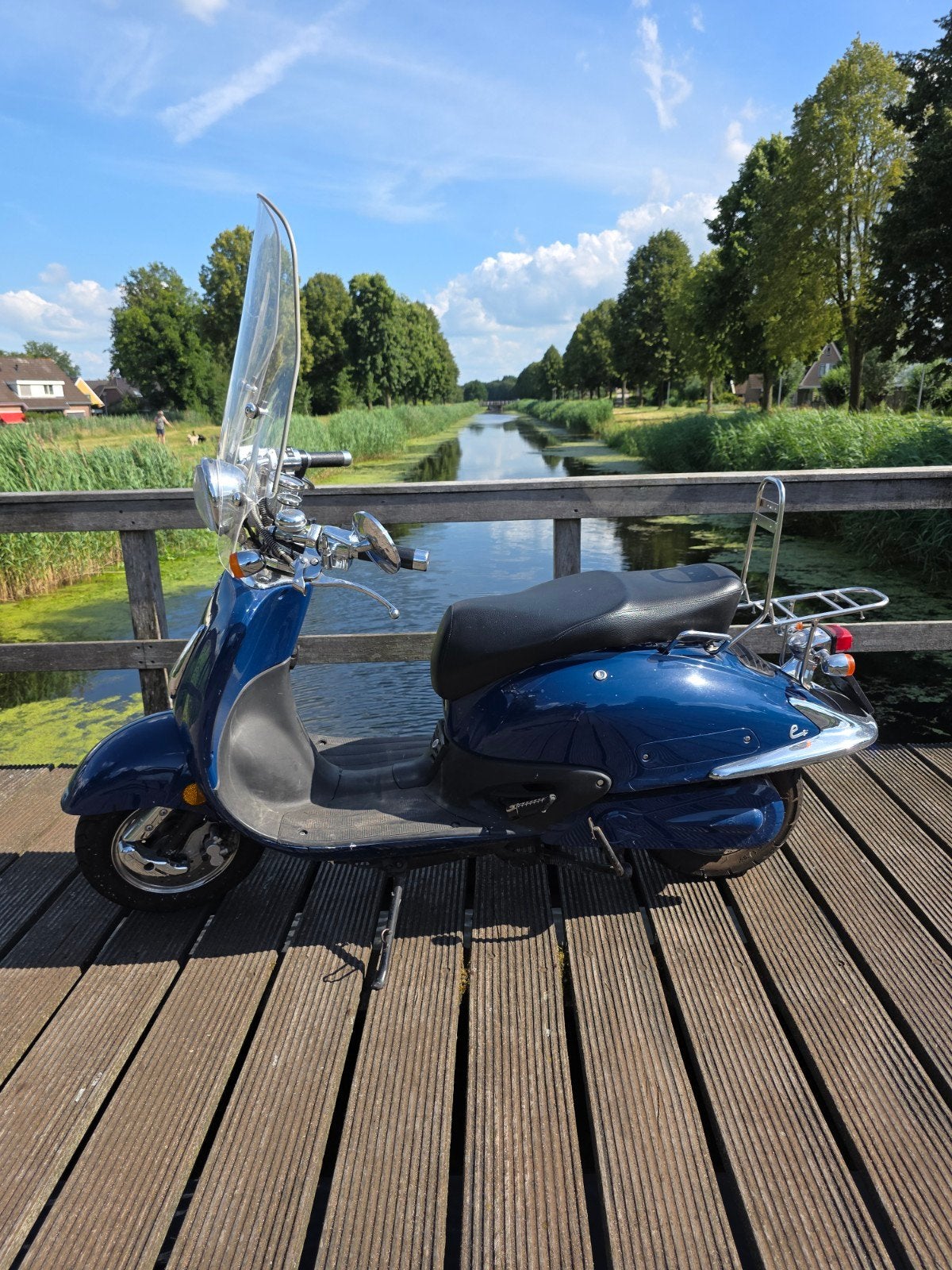 Nette Ebretti Elektrische Snorscooter (Blauw) – Incl. Lader, Gebruikt, Elektrisch, Ophalen, Overige merken