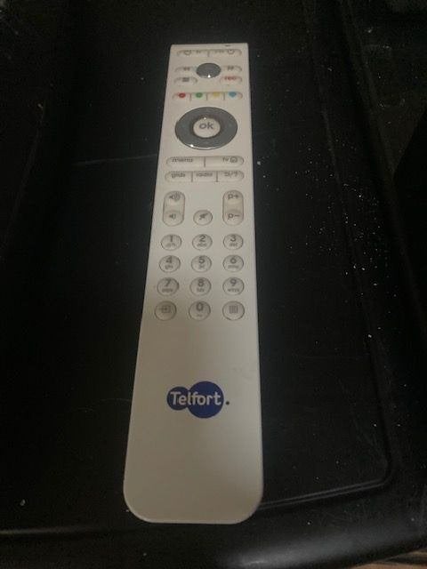 Telfort interactieve tv afstandbediening, Ophalen of Verzenden, Zo goed als nieuw, Origineel, Mediaspeler