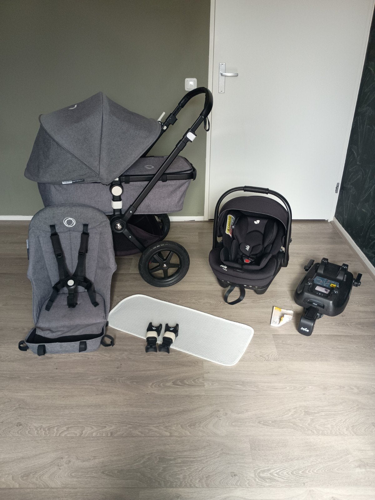 Bugaboo Cameleon 3 Plus Grey Melange! (Black Frame), Kinderen en Baby's, Kinderwagens en Combinaties, Ophalen, Zo goed als nieuw