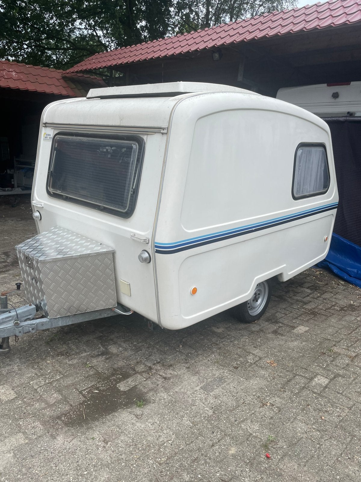 Predom caravan, Caravans en Kamperen, Caravans, Particulier, tot 500 kg, Overige, Vast bed, Hefdak, Ophalen of Verzenden