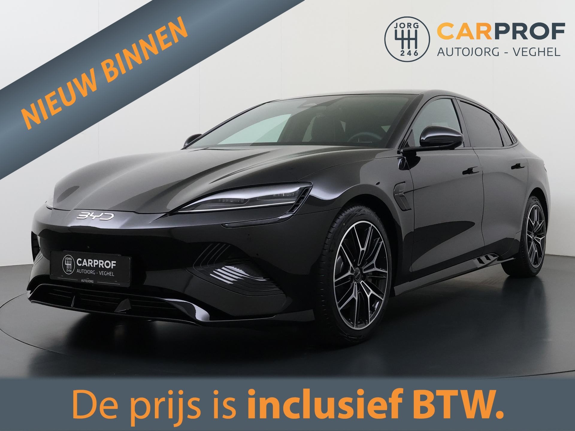 BYD SEAL Design RWD 82.5 kWh 360 Camera | Cruise | Carplay |, Auto's, Automaat, Achterwielaandrijving, Gebruikt, Zwart