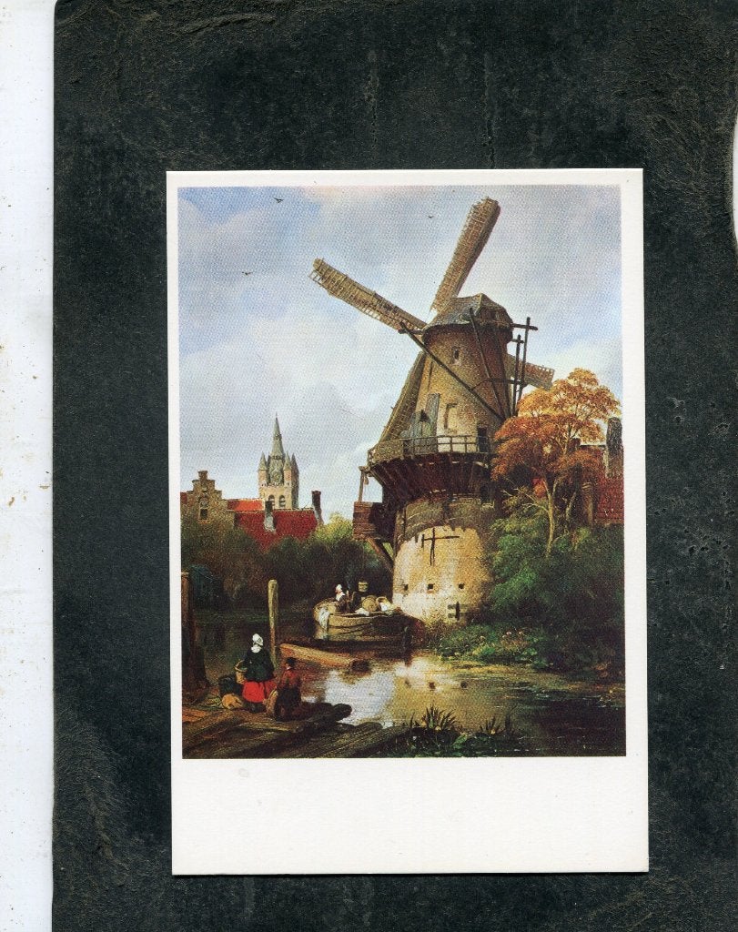 Ansicht A. Waldorp - Molen met gezicht op Delft, Verzamelen, Verzenden, 1980 tot heden, Ongelopen