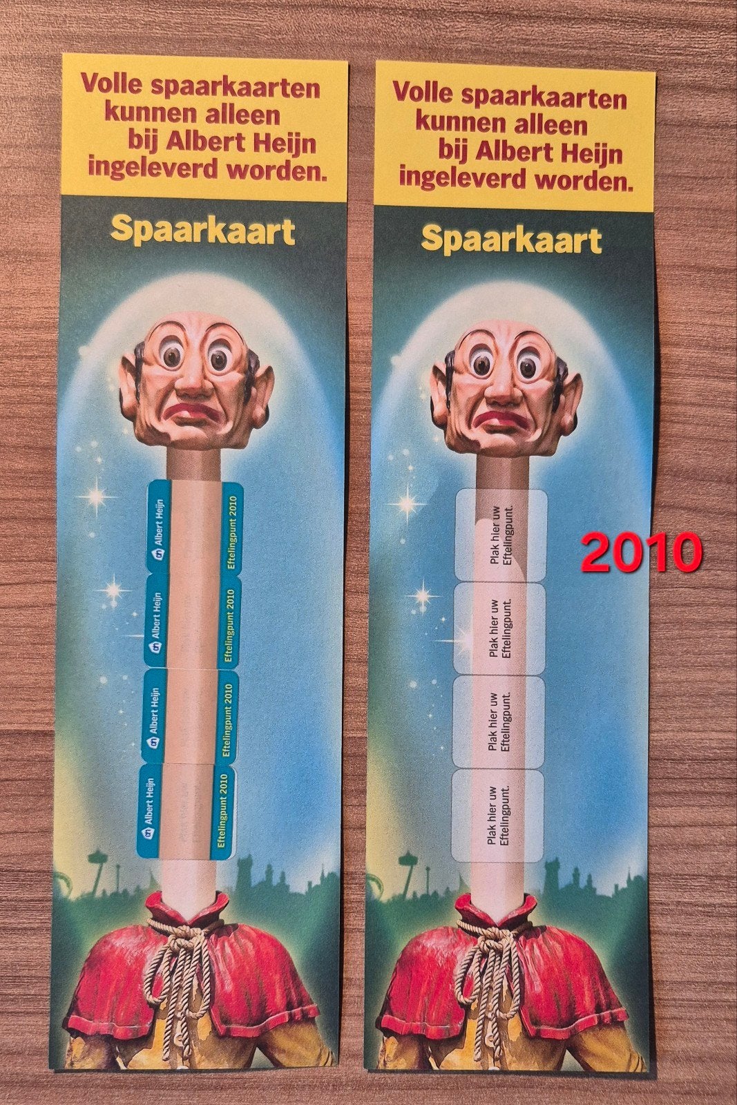 Efteling - Albert Heijn Spaarkaart 2010, Verzamelen, Efteling, Nieuw, Overige typen, Ophalen of Verzenden