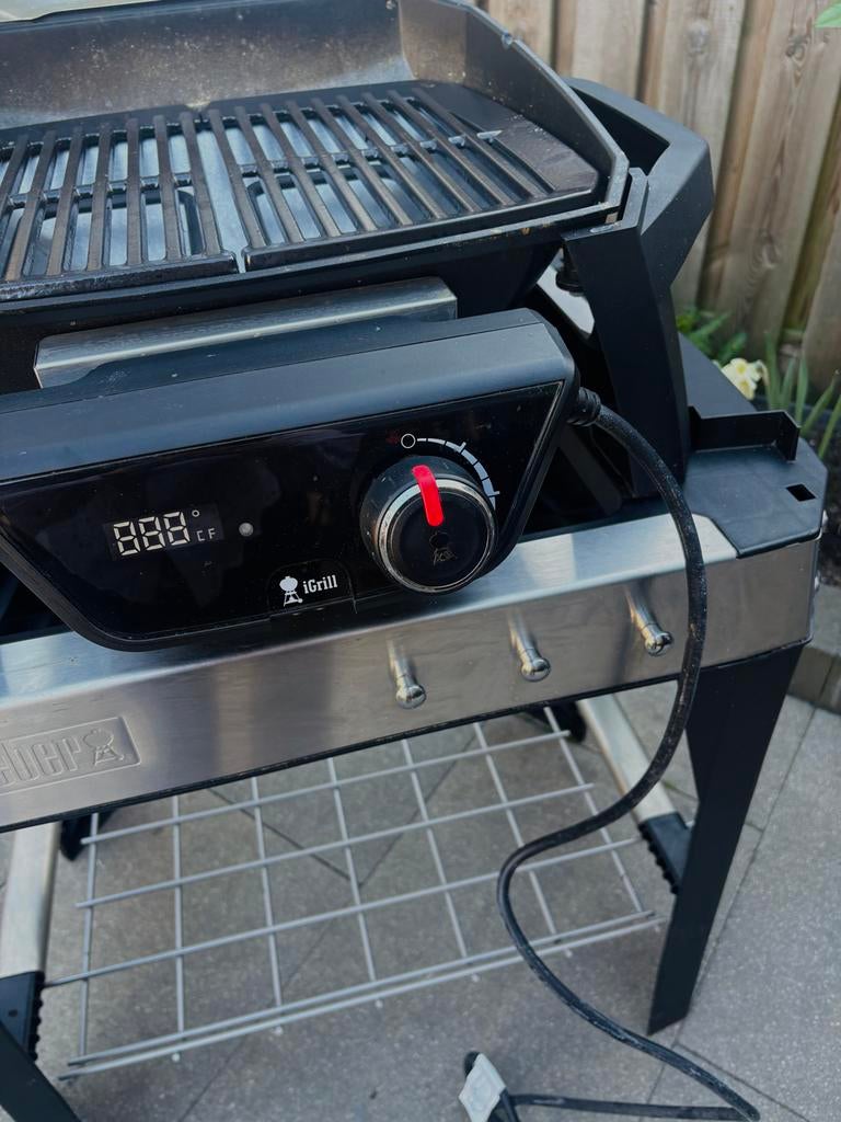 Weber Pulse 1000 barbecue met standaard en hoes, Tuin en Terras, Elektrische barbecues, Ophalen, Zo goed als nieuw