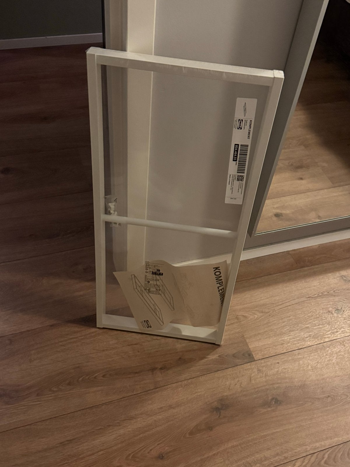 IKEA Komplement uittrekbare kledingroede, Ophalen, Nieuw, 50 tot 100 cm, Minder dan 100 cm