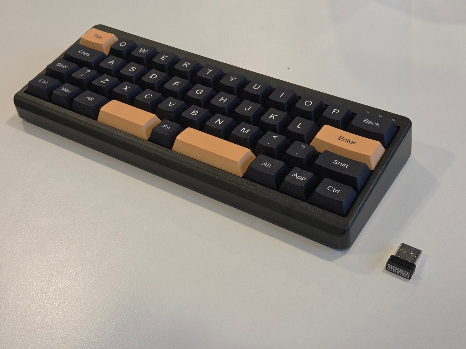Epomaker TH40 wireless mechanical keyboard 40%, QMK, VIA, BT, Epomaker, Ophalen of Verzenden, Zo goed als nieuw, Draadloos