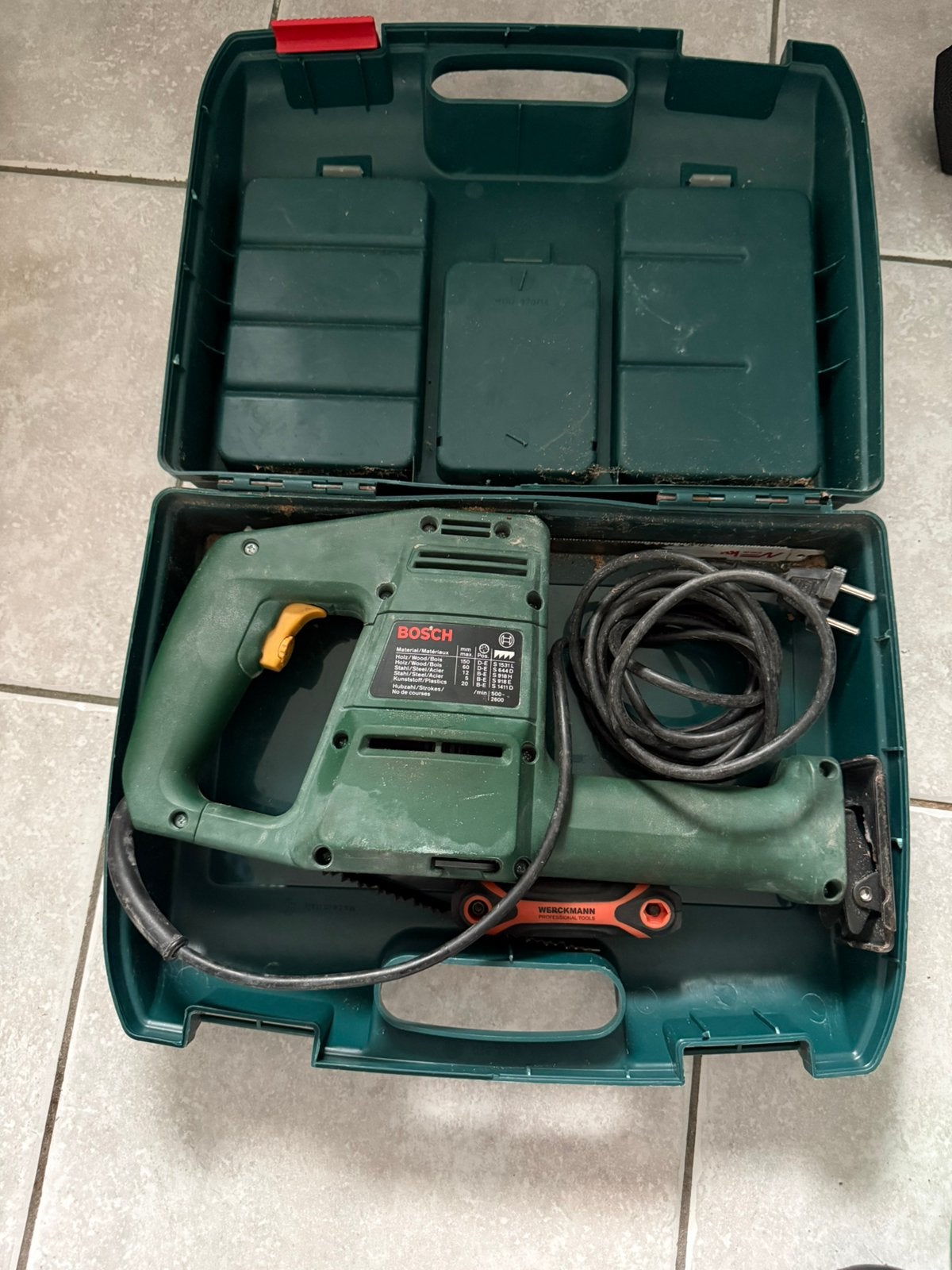 Reciprozaag, Ophalen, Zo goed als nieuw, 400 tot 600 watt, Overige typen