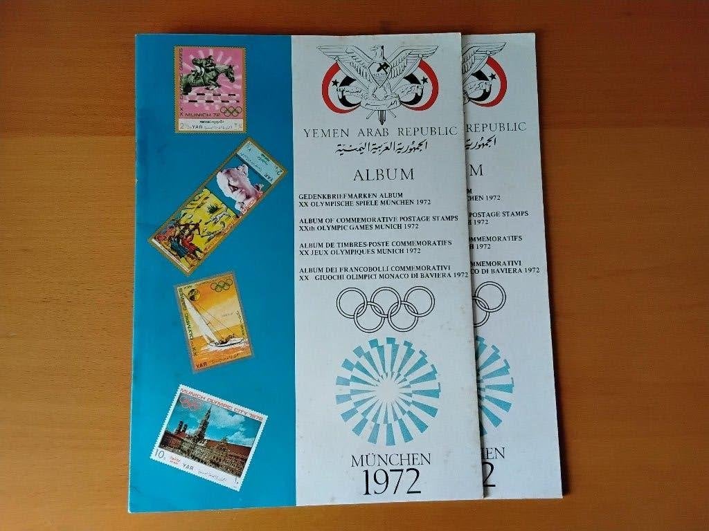 Verzamelalbums Munchen 1972 Yemen leeg, Postzegels en Munten, Postzegels | Azië, Ophalen of Verzenden, Midden-Oosten